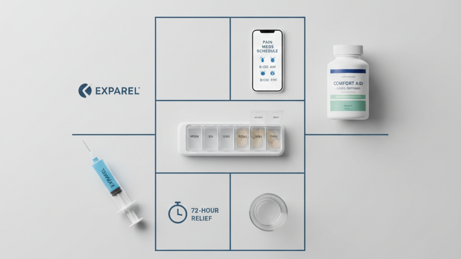 Woman taking medication for pain management